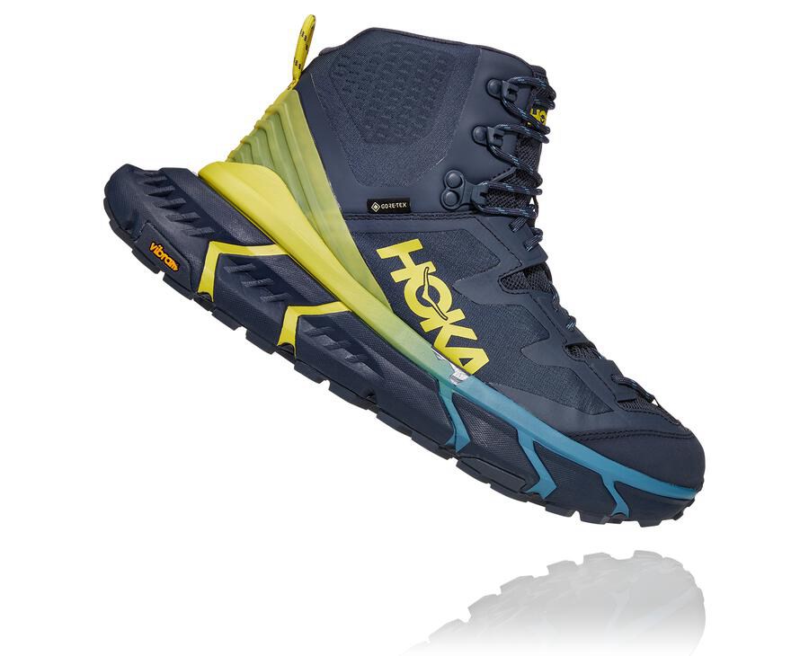 Chaussure Randonnée Hoka One One Tennine Hike Gore-Tex Homme - Bleu - QCY-452073